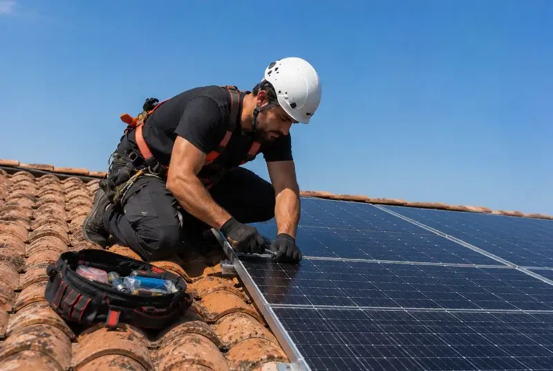 Maintenance et monitoring de panneaux solaires au Fleix